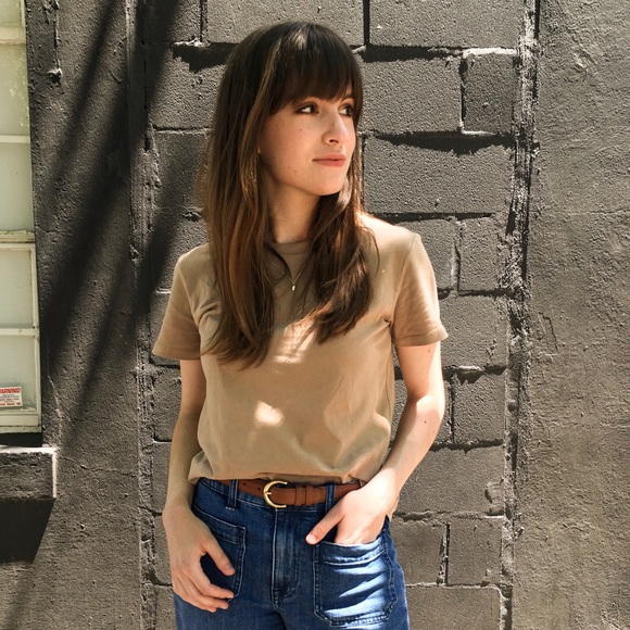 Tradlands Tops - tradlands tan t shirt XS